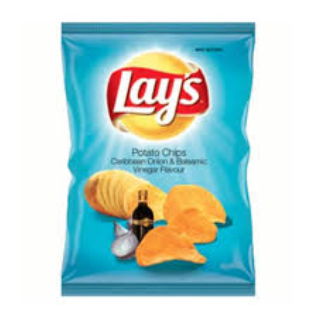 LAYS CARIBBEAN ONION & BALSAMIC VINEGAR 23G